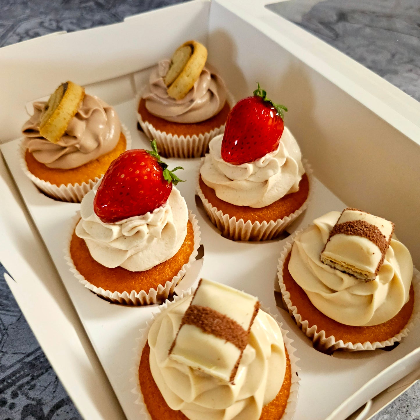 Cupcakes Gourmands x6