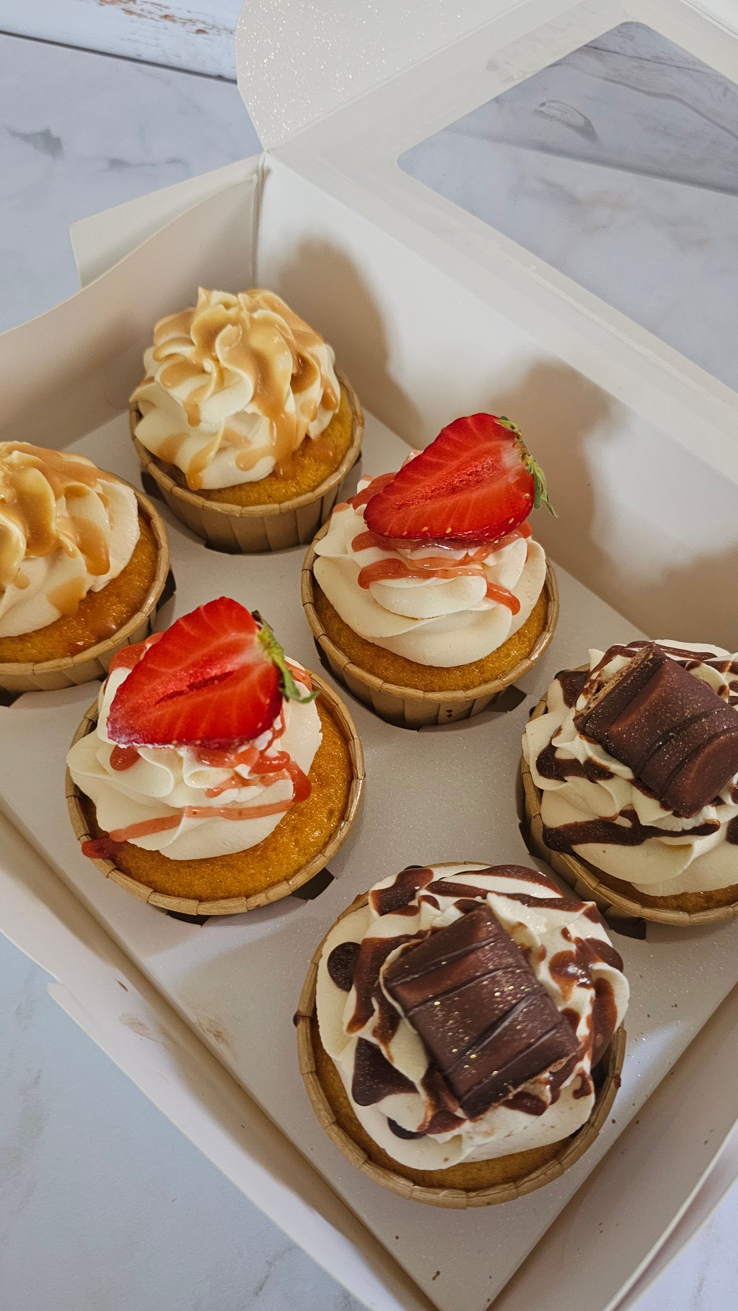 Cupcakes Gourmands x6