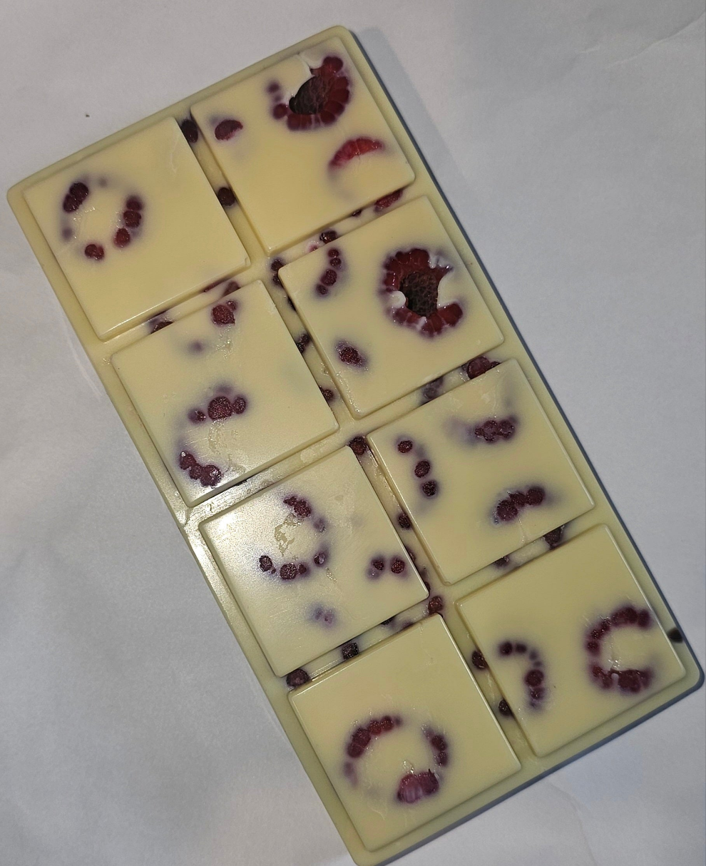 Tablette Framboises & Praliné Pistaches