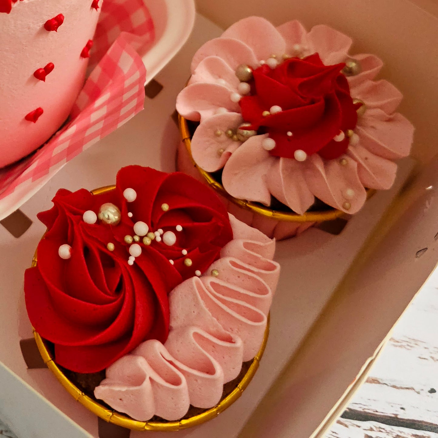 Cupcakes à la Crème au Beurre x6